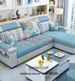 Sofa vải góc L cao cấp HG32