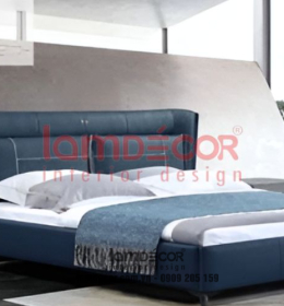 Bộ giường ngủ bọc da hiện dại - QL1907