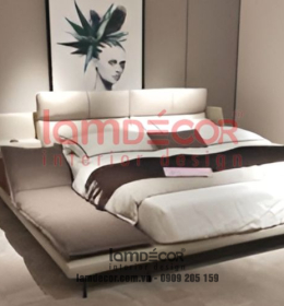 Bộ giường nệm nhập khẩu cao cấp - QL2003