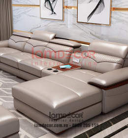 Ghế sofa da loại I Hàn Quốc E307
